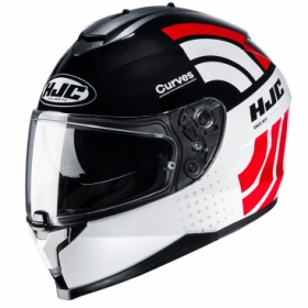 HJC C70 Curves MC1 Red Helmet